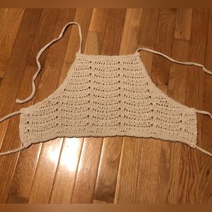 knit/crochet tie top